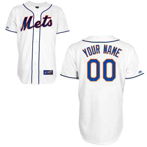 Customized New York Mets Baseball Jersey-Women's Authentic Alternate 2 White Cool Base MLB Jersey